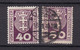 Danzig - 1921 - Portomarken - Michel Nr. 3, 6 - Gestempelt - 40 Euro - Sonstige & Ohne Zuordnung