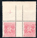 691.GREECE.1896 OLYMPIC GAMES 2 L. BOXERS SC. 118 MNH GUTTER PAIR - Nuovi