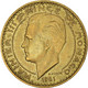 Monnaie, Monaco, Rainier III, 20 Francs, Vingt, 1951, TTB+, Bronze-Aluminium - 1949-1956 Franchi Antichi