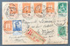 Belgique COB N°108 (x5), 110, 120 Et 129 Sur CPA (en Recommandé) Cachet LE HAVRE (SPECIAL) 30.4.1915 - (A1448) - Sonstige & Ohne Zuordnung