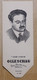 Ossip Dymow Isidorowitsch Perelman Dramatiker Bialystok - 827 - Olleschau Lesezeichen Bookmark Signet Marque Page Portra - Marque-Pages