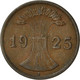 Monnaie, Allemagne, République De Weimar, 2 Reichspfennig, 1925 - 2 Rentenpfennig & 2 Reichspfennig