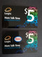 BERMUDA  $5,- 2X LOGIS  1X WITH ESSO 1X WITHOUT   2 DIFFERENT         PREPAID CARD  Fine USED  **8766** - Bermudas