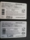 BERMUDA  $5,- 2X LOGIS  1X WITH ESSO 1X WITHOUT   2 DIFFERENT         PREPAID CARD  Fine USED  **8766** - Bermudes