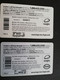 BERMUDA  $5,- 2X LOGIS  1X WITH ESSO 1X WITHOUT   2 DIFFERENT         PREPAID CARD  Fine USED  **8766** - Bermude
