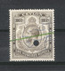 CEYLON ( ÎLE DE CEYLAN ) / Y. & T. N° 223 / GEORGES V, 100 Rupees Noir / Poinçon Rond + Oblit. Crayon Et Plume - Ceylon (...-1947)