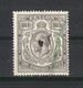 CEYLON ( ÎLE DE CEYLAN ) / Y. & T. N° 193 / GEORGES V, 100 Rupees Noir / Poinçon Rond + Oblit. Crayon Et Plume - Ceylon (...-1947)