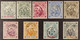 1897-98 Diamond Jubilee Complete Set, White Paper, SG 116/24, Fine Used. (9 Stamps) For More Images, Please Visit Http:/ - Barbados (...-1966)
