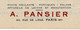 DOCUMENTATION ET MODELES SUR 4 PAGES A. PANSIER PARIS INDUSTRIE MECANIQUE PONTS ROULANTS CIRCA 1950B.E. VOIR SCANS - Tools