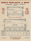 DOCUMENTATION ET MODELES SUR 4 PAGES A. PANSIER PARIS INDUSTRIE MECANIQUE PONTS ROULANTS CIRCA 1950B.E. VOIR SCANS - Machines