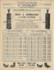 DOCUMENTATION ET MODELES SUR 4 PAGES A. PANSIER PARIS INDUSTRIE CRICS A CREMAILLERE CIRCA 1950 B.E. VOIR SCANS - Máquinas