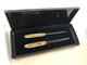 KEN SCOTT:SET DI PENNE SFERA/STILOGRAFICA CON CUSTODIA VINTAGE. - Stylos