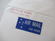 Australien 1980 Air Mail Umschlag Australian Senate Stempel Postage Paid Parliament House ACT 2600 Mit Inhalt - Lettres & Documents