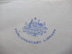 1976 Air Mail Nach Israel Freistempel Canberra Parliament House IW 9 Postage Paid Umschlag The Parliament Library - Briefe U. Dokumente