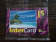 Phonecard St Martin  INTERCARDS /CLEAN COMMUNICATIONS $1 Complimentary NO ;1 !!!  ** 8829 ** - Antilles (Netherlands)