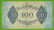 ALLEMAGNE / 100 MARK / REICHSBANKNOTE / 04 - 08 - 1922 / B. 06412181  Ros.72 - 100 Mark