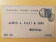 1902 INTERO CARTOLINA POSTALE POSTCARD CARTE CANADA QUEEN VICTORIA OBLITERE' ST. JOHN - 1860-1899 Regno Di Victoria