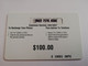 St MAARTEN  Prepaid  $100,- CELLULAIRONE CARIBBEAN   THINKING OF YOU / THICK CARD       Fine Used Card  **8848** - Antillen (Nederlands)
