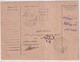 TURQUIE - ANNEES 1920  - CARTE COLIS-POSTAUX - ANNULATION Par COUPURE SUR LES TIMBRES + CACHET à DATE => SAMSOUN - Brieven En Documenten