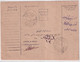 TURQUIE - ANNEES 1920  - CARTE COLIS-POSTAUX - ANNULATION Par COUPURE SUR LES TIMBRES + CACHET à DATE => SAMSOUN - Storia Postale