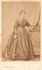 Photo Albumine Foto Op Hard Karton CDV (6,5 X 10,5 Cm) Vrouw Femme ( Alphonse Plumier Liège ) - Anonyme Personen