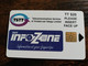 TRINIDAD & TOBAGO  $ 20,-  CHIPCARD !! INFOZONE     ** 8919** - Trinidad & Tobago