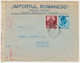 Censored Cover Bucarest Romania - Amsterdam The Netherlands 1940 - WWII - 2de Wereldoorlog (Brieven)