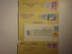 5 Verschillende Enveloppen Gefr. 50c + Bijfrankeringen - Zie Scan (s) Voor Zegels, Stempels En Andere - 1977-1985 Chiffre Sur Lion