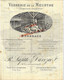 1881 FAIENCERIE ENTENTE Des MANUFACTURES De FAIENCES  SUR LES PRIX Entete VERRERIE DE LA MEURTHE BORDEAUX+LETTRE - Documents Historiques