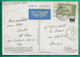 N°127 ALGERIE CARTE POSTALE AIR FRANCE PAR AVION TAXE ANNULEE ALGER POUR BOURGES CHER 1938 POSTE AERIENNE COVER FRANCE - 1960-.... Storia Postale