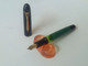 Vintage Authentic Pelican 120 Fountain Pen Gold Trim Cap Germany (#41) - Stylos