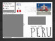 Finland Card Arctic Circle , Noel , North Pole Cancellation Send To Peru - Gebruikt