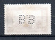 MONACO -- Timbre Perforé Oblitéré -- B B --15 - 15  -- 1 F. 75  Lie De Vin  Palais Princier - Used Stamps