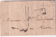 1827 - LETTRE De ROLLE / SUISSE (MARQUE LINEAIRE MAL FRAPPEE) Avec ENTREE SUISSE PAR PONTARLIER Et GRIFFE LINEAIRE ! - Entry Postmarks