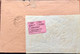 LUXEMBOURG 2000, AIRMAIL USED COVER TO SWEDEN RETURN TO SENDER VIGNETTE 2 DIFFERENT PINK LABELS - Lettres & Documents