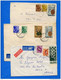 LOT DE 5 LETTRES D'ISRAEL POUR LA FRANCE - - Collections, Lots & Series