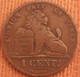 BELGIË :1 CENTIME  1901 FR KM 33.2 Thin Flan - 1 Cent