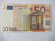 50 Euro-Schein T (K001) Duisenberg Gebr., RR - 50 Euro