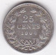 Pays Bas 25 Cents 1904 Wilhelmina, En Argent , KM# 120, SUP/XF - 25 Centavos