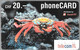 CARTE-PREPAYEE-CH-20CHF-TELECOM FL-CRABE-Exp 10/2003-Plastic Epais Glacé-GRATTE- TBE - Fische