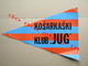 Yugoslavia / Košarkaški Klub " JUG " - Old Paper Flag - Apparel, Souvenirs & Other