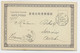 SINGAPORE STRAITS SETTLEMENTS 3C 1904 AU RECTO CARD JAPAN JAPANESE + MARITIME LIGNE N PA FR N°4 - Singapur (...-1959)