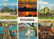 Turkey PPC Istanbul Views From The City WAREM ÖTELI Selimiye 1972 (Purple Cancel) SØBORG Denmark 3x Atatürk (2 Scans) - Storia Postale