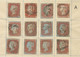 COLLECTION QV 1d Red Imperforated Complete Sheet Reconstruction Of 240 Stamps (within Ca. 130 Four Margins Copies) - Gebraucht