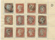 COLLECTION QV 1d Red Imperforated Complete Sheet Reconstruction Of 240 Stamps (within Ca. 130 Four Margins Copies) - Oblitérés