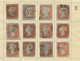Delcampe - COLLECTION QV 1d Red Imperforated Complete Sheet Reconstruction Of 240 Stamps (within Ca. 130 Four Margins Copies) - Gebraucht