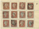 COLLECTION QV 1d Red Imperforated Complete Sheet Reconstruction Of 240 Stamps (within Ca. 130 Four Margins Copies) - Used Stamps
