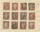 Delcampe - COLLECTION QV 1d Red Imperforated Complete Sheet Reconstruction Of 240 Stamps (within Ca. 130 Four Margins Copies) - Oblitérés