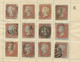 Delcampe - COLLECTION QV 1d Red Imperforated Complete Sheet Reconstruction Of 240 Stamps (within Ca. 130 Four Margins Copies) - Oblitérés