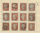 Delcampe - COLLECTION QV 1d Red Imperforated Complete Sheet Reconstruction Of 240 Stamps (within Ca. 130 Four Margins Copies) - Oblitérés